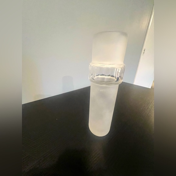 Rosenthal Accents Rosenthal Studio Line Signed Frosted Glass Vase Clear Detail See Sze In